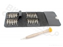 Precision screw driver set 25PCS in folder